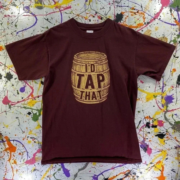 I’d Tap That Beer Tee Shirt 🍻 - Picture 1 of 5